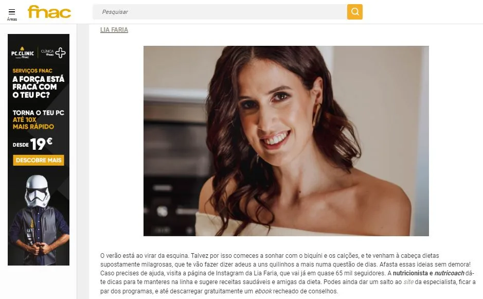 FNAC - Receitas